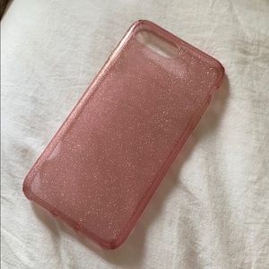 Pink sparkly case